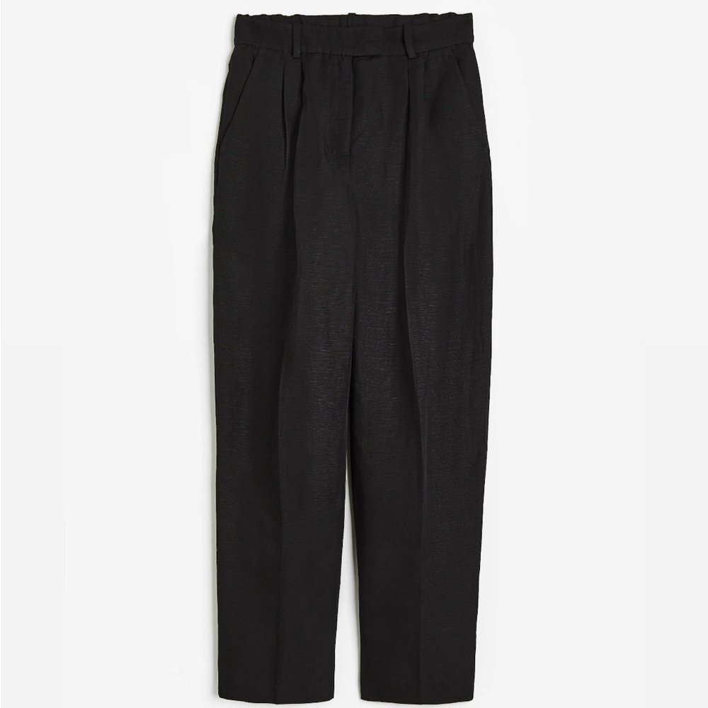 Club Monaco Black Dress Pants High-Waisted Tapered